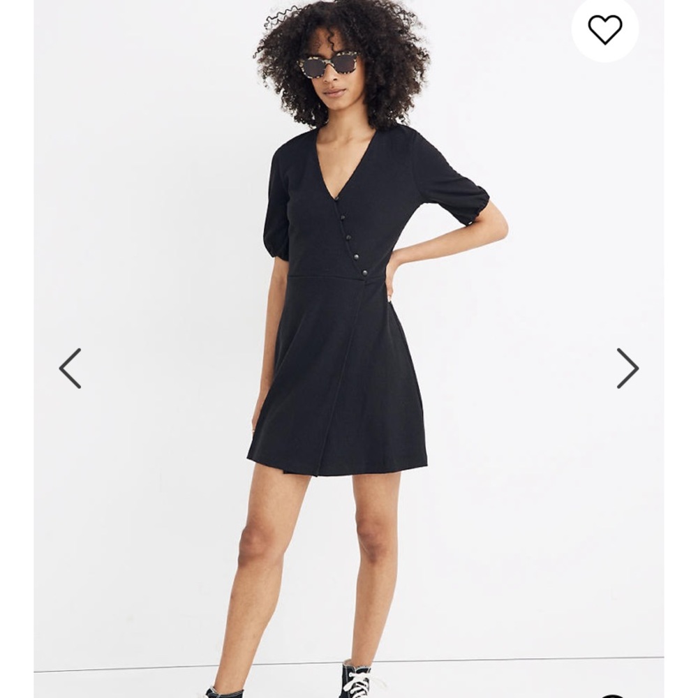 MADEWELL Cross-Front Button Dress ~BEST SELLER~